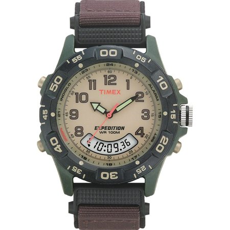 Timex Expedition Resin Combo Classic Analog Green/Black/Brown T45181